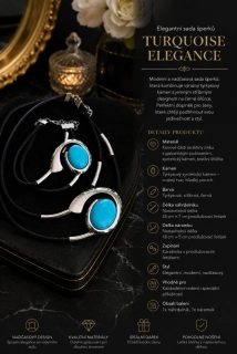 Elegantní sada šperků – TURQUOISE ELEGANCE