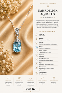 NÁHRDELNÍK AQUA LUX