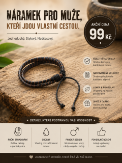 Pánský kožený náramek – pro muže s vlastním stylem
