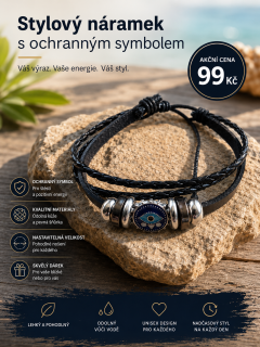 Stylový náramek s ochranným symbolem