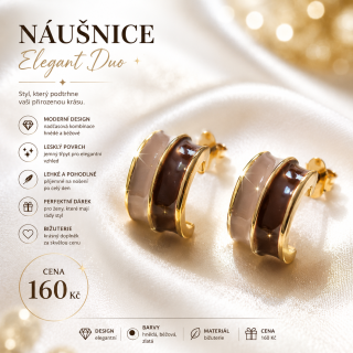 Náušnice Elegant Duo