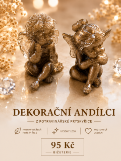 Andílci z potravinářské pryskyřice