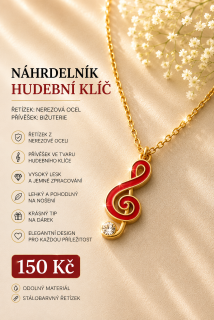 Náhrdelník – Hudební klíč